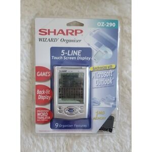 Sharp Wizard Organizer OZ-290 Palm Pilot Vintage Brand New In Package
